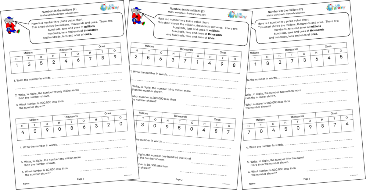 Year 6: Large Numbers