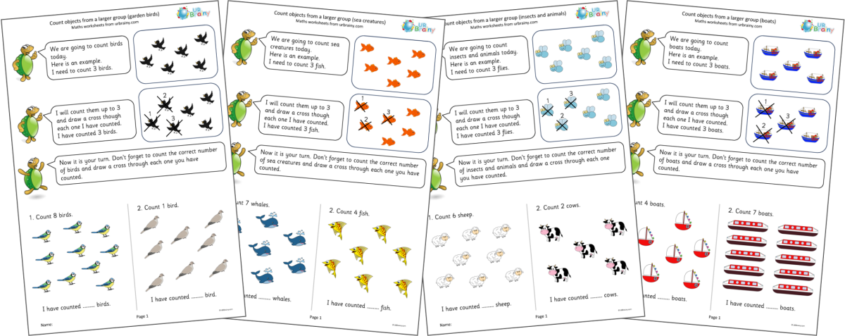 Year 1 Counting From a Larger Group