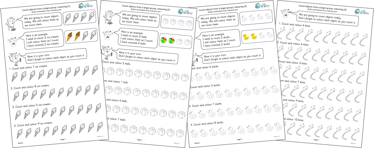 Year 1:  Counting
