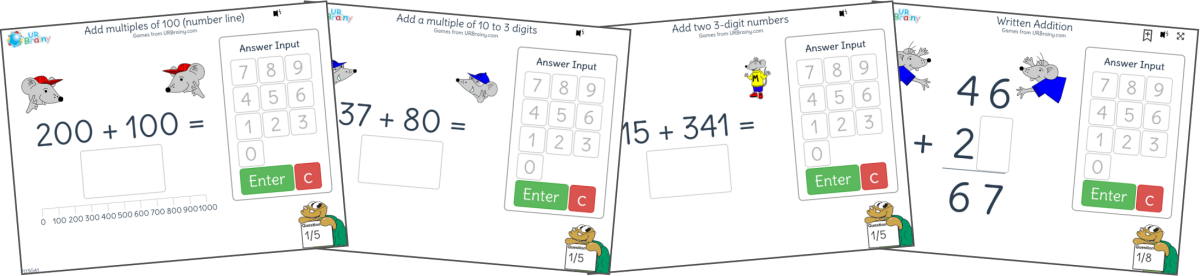 Addition in Year 3