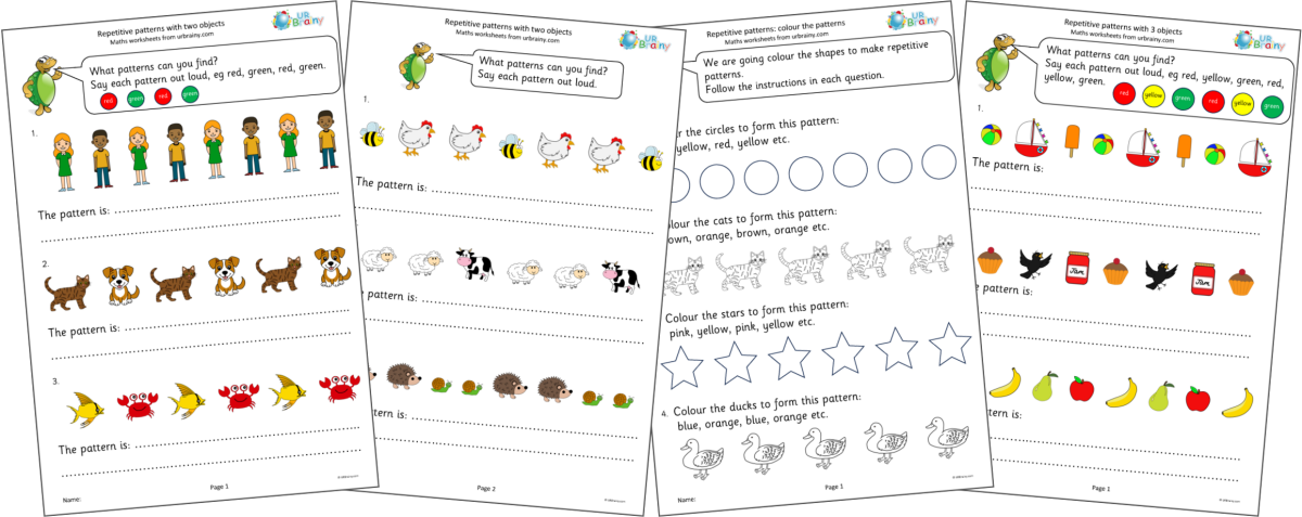 New Reception Resources: Repetitive Patterns