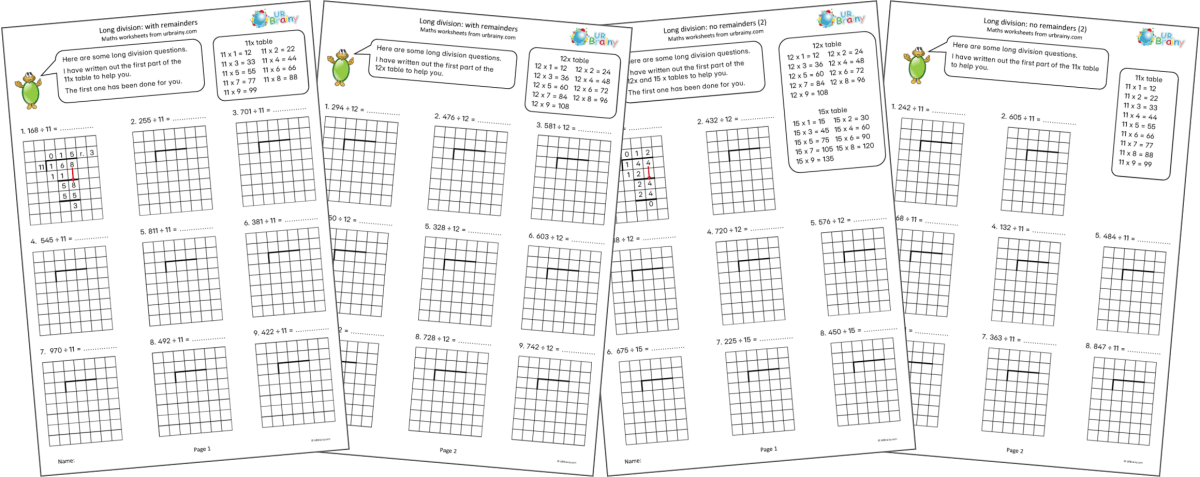 Year 6: Long Division