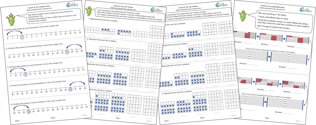 Year 2: Count in 3s
