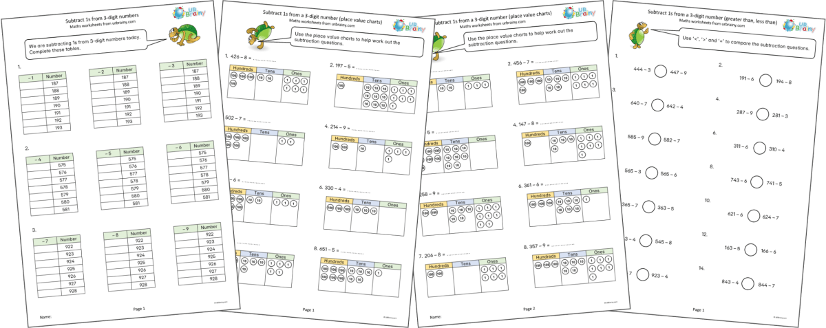 Year 3:  Subtraction