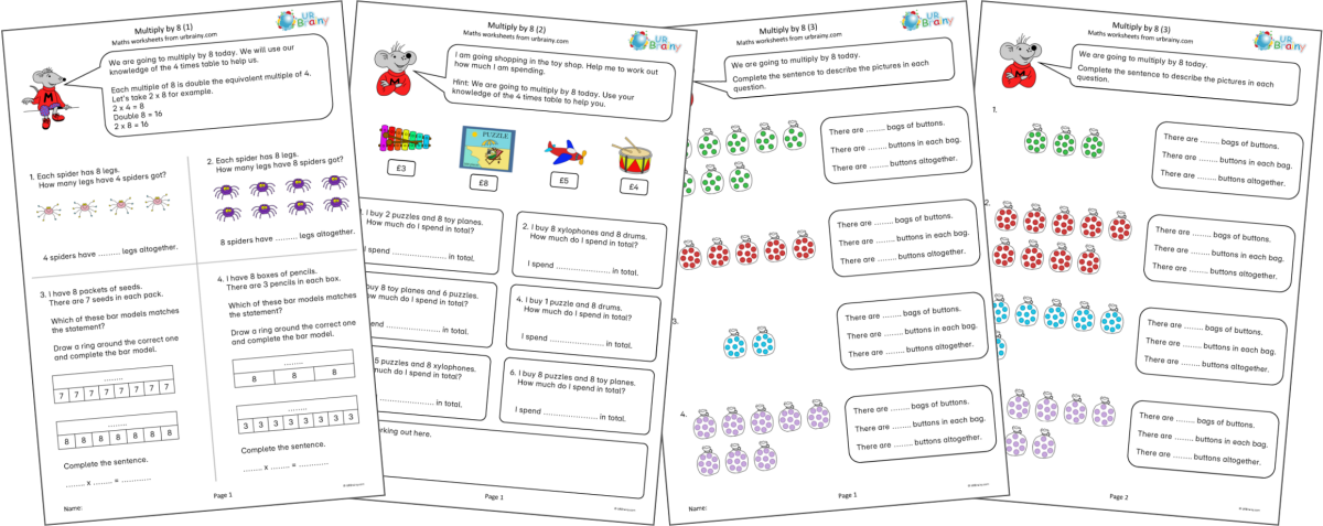 New Year 3: Multiplying by 8